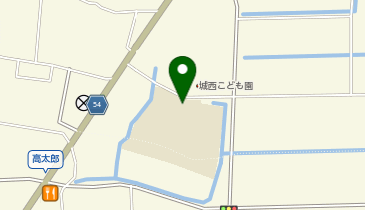 西与賀小学校の地図画像