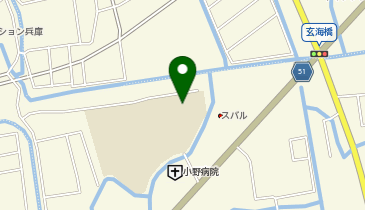 城東中学校の地図画像