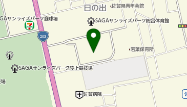 佐賀市文化会館の地図画像