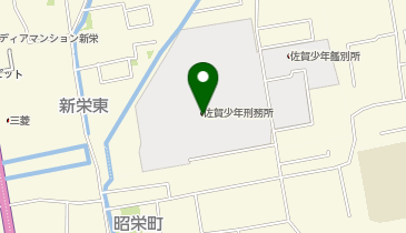 佐賀少年刑務所の地図画像