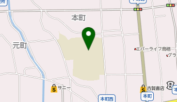 鳥栖中学校の地図画像