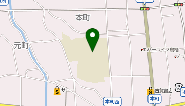 鳥栖中学校の地図画像