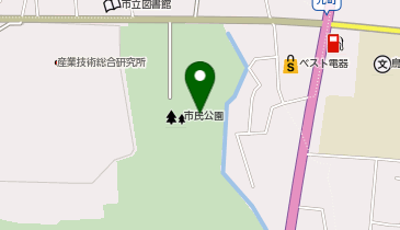 市民体育館の地図画像