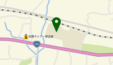 東部校運動場の地図画像