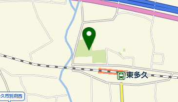 東部ふれあい運動広場の地図画像