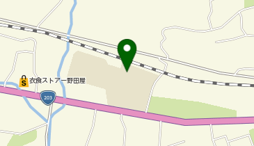 東部校体育館の地図画像