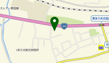 東多久公民館の地図画像