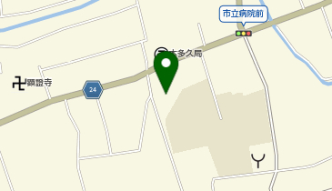 多久公民館の地図画像