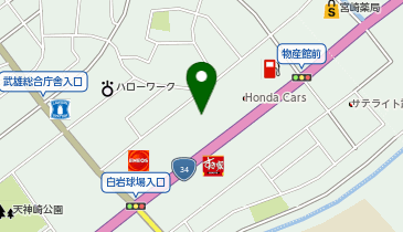 国土交通省武雄河川事務所の地図画像