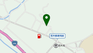 若木公民館の地図画像