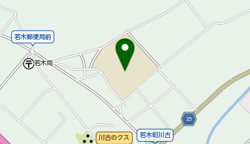 若木小学校の地図画像