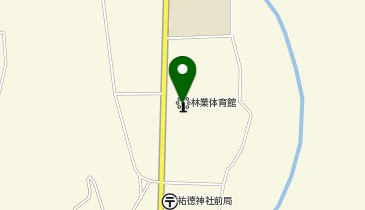 林業体育館の地図画像