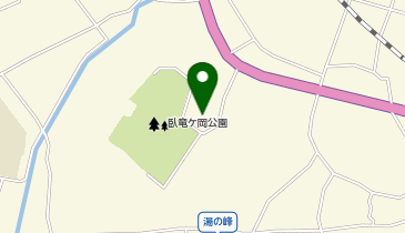 臥竜ヶ岡体育館の地図画像