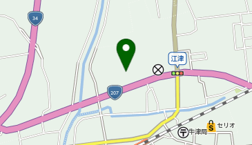 牛津公民館の地図画像