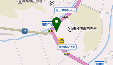 嬉野市塩田保健センターの地図画像