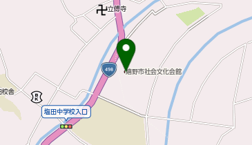 嬉野市社会文化会館の地図画像