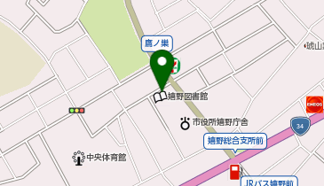 嬉野市文化センターの地図画像