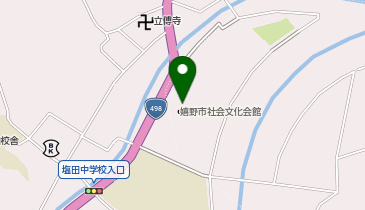 嬉野市社会文化会館の地図画像