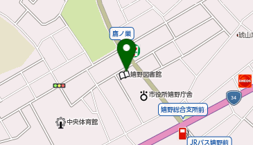 嬉野市文化センターの地図画像