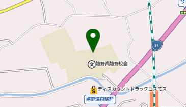 佐賀県立嬉野高等学校(嬉野校舎)の地図画像