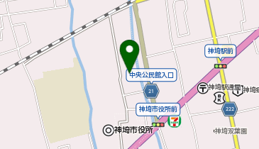 神埼市中央公民館(大ホール)の地図画像