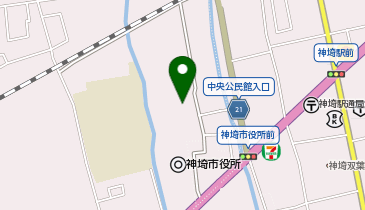 神埼町保健センターの地図画像