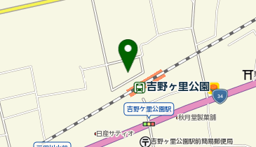 吉野ヶ里公園駅コミュニティーホールの地図画像