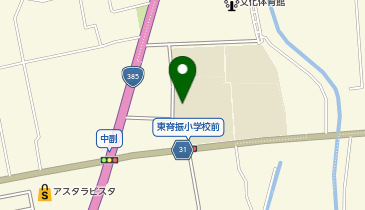 東脊振小学校体育館の地図画像