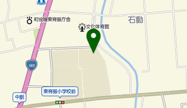東脊振中学校体育館の地図画像
