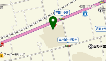 三田川小学校の地図画像