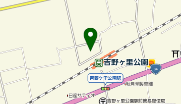 吉野ヶ里公園駅コミュニティーホールの地図画像