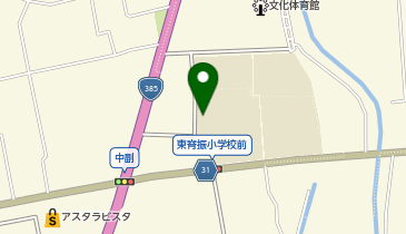 東脊振小学校体育館の地図画像