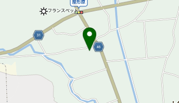 屋形原公民館の地図画像