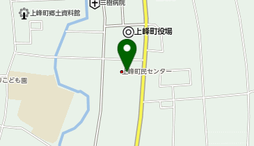 上峰町民センターの地図画像