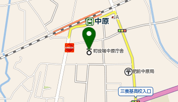 中原庁舎の地図画像