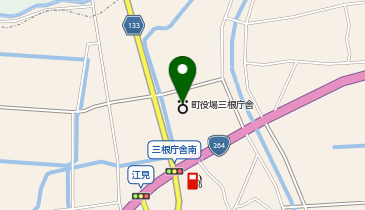 三根庁舎の地図画像