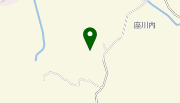 座川内公民館の地図画像