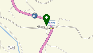 中通公民館の地図画像