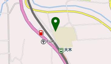 大山小学校体育館の地図画像