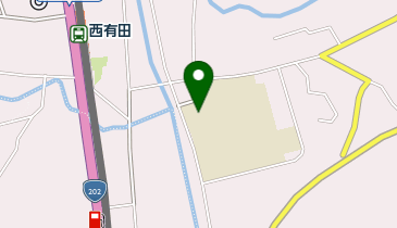 西有田中学校体育館の地図画像