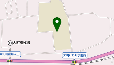 大町ひじり学園小学部体育館の地図画像
