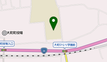 大町ひじり学園南運動場の地図画像