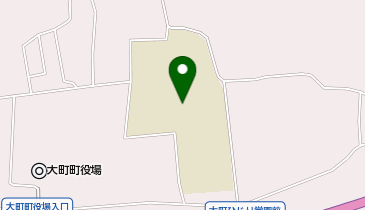 大町ひじり学園グランドの地図画像