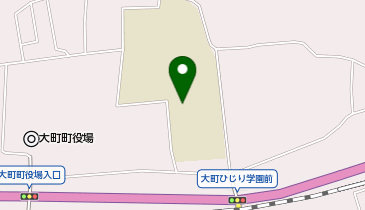 大町ひじり学園小学部体育館の地図画像