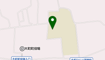 大町ひじり学園中学部武道場の地図画像