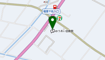 福富ゆうあい館の地図画像