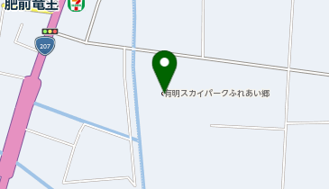 有明スカイパークふれあい郷の地図画像