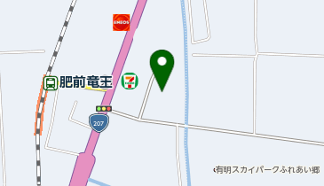 有明公民館の地図画像