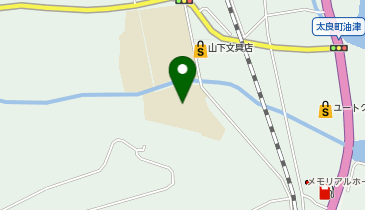 多良中学校グラウンドの地図画像