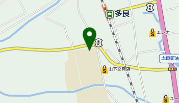 多良小体育館の地図画像